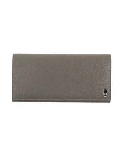 Dunhill Man Wallet Grey Size - Leather