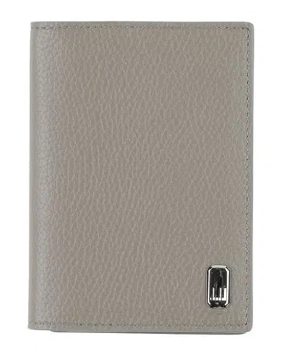 Dunhill Man Wallet Grey Size - Leather
