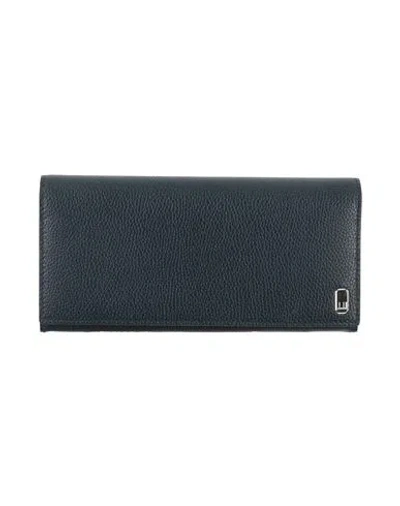 Dunhill Man Wallet Navy Size - Leather
