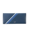 Dunhill Man Wallet Navy Size - Leather In Navy