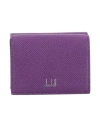 Dunhill Man Wallet Purple Size - Soft Leather In Purple