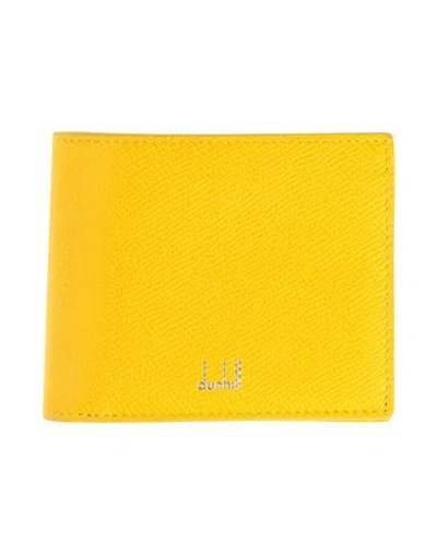 Dunhill Man Wallet Yellow Size - Leather