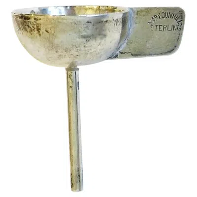 Pre-owned Dunhill Mary  English Sterling Silver Funnel In Brown