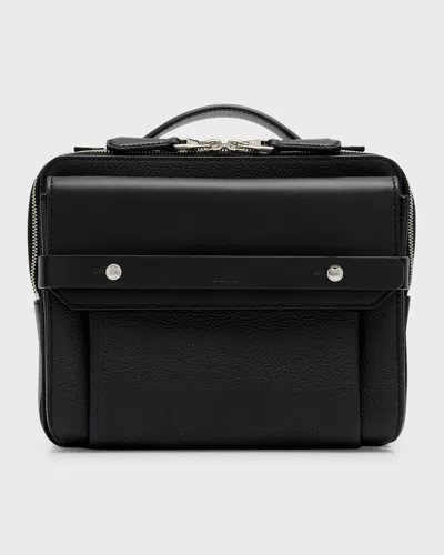 Dunhill Men's 1893 Harness Leather Top-handle Bag In Black