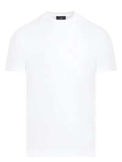 Dunhill Ad Insignia Cotton T-shirt In White