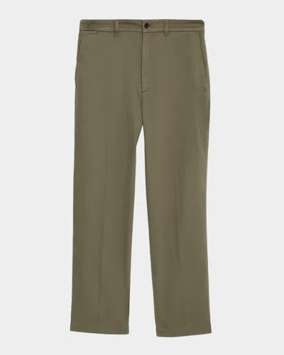 Dunhill Men's Cotton Twill Straight-fit Chino Pants In Brown