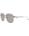 Dunhill Square-frame Titanium Sunglasses In Gold
