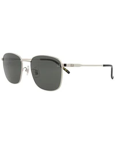 Dunhill Men's Du0065s 56mm Sunglasses In Silver