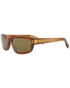 Dunhill 58mm Rectangular Sunglasses In Brown