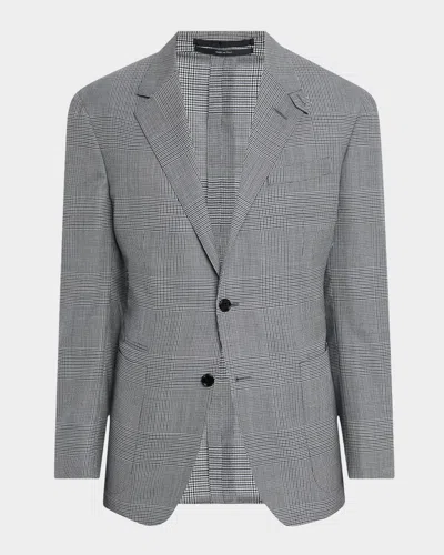 Dunhill Men's Merino Wool Glen Plaid Cavendish Sport Coat In Gray