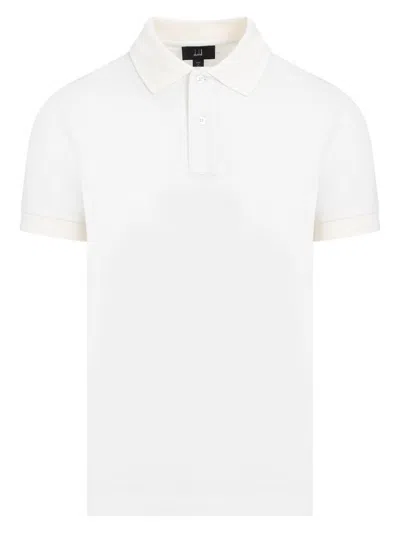 DUNHILL MEN'S PIQUÃ© COTTON POLO T-SHIRT