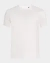 Dunhill Men's Sea Island Cotton Crewneck T-shirt In White