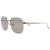 Dunhill Square-frame Titanium Sunglasses In Gold