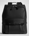 DUNHILL MEN'A 1893 HARNESS LEATHER BACKPACK
