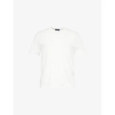 DUNHILL MENS DUNHILL CREWNECK SHORT-SLEEVE COTTON T-SHIRT