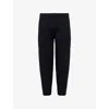 DUNHILL MENS HOUSE NAVY TWO-SLIP-POCKETSTAPERED-LEG RELAXED-FIT COTTON AND CASHMERE-BLEND JOGGING BOTTOMS
