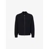 Dunhill Mens Two-zip-pockets Long-sleeves Cotton And Cashmere-blend Jumper House Navy In House Navy