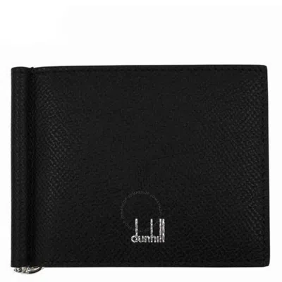 Dunhill Money Clip 6cc Billfold Cadogan Wallet In Black