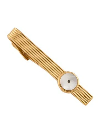 Pre-owned Dunhill Mother Of Pearl Tie Clip In Multicolor