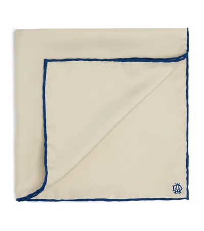 Dunhill Mulberry Silk Neckerchief In Neutral