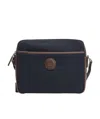 Dunhill Navy Blue Badge Single Shoulder Bag In Black