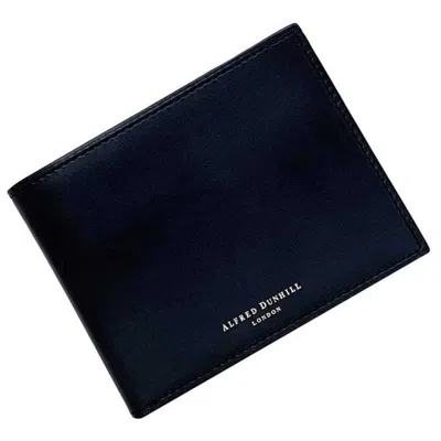 Pre-owned Dunhill Navy Leather Wallet (bi-fold) ()