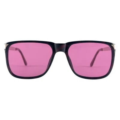 Pre-owned Dunhill New Vintage  6062 Tortoise Burgundy & Silver Frame Sunglasses 80s Austria In Red