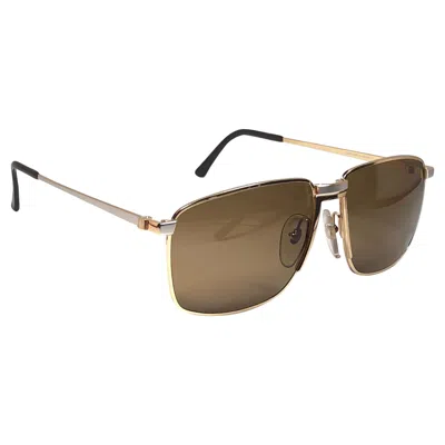 Pre-owned Dunhill New Vintage  6071 Oversized Frame Brown Lenses Sunglasses Austria