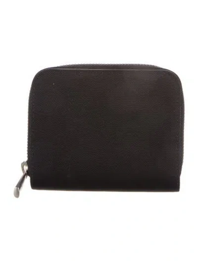 Pre-owned Dunhill Nylon Bamboo Wallet Nylon Wallet In Black