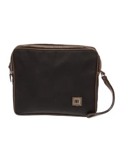 Pre-owned Dunhill Nylon Portfolio In Black