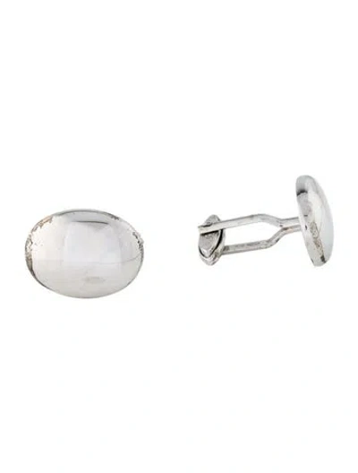 Pre-owned Dunhill Oval Cufflinks In Multi