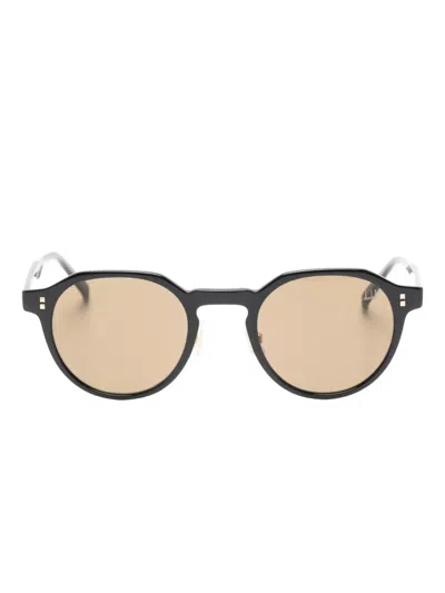 Dunhill Oval-frame Sunglasses In Black