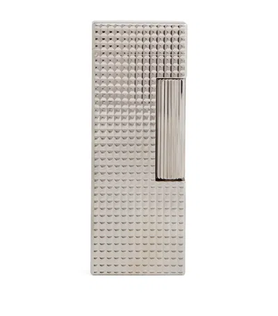 Dunhill Palladium-plated Rollagas Lighter In Brown