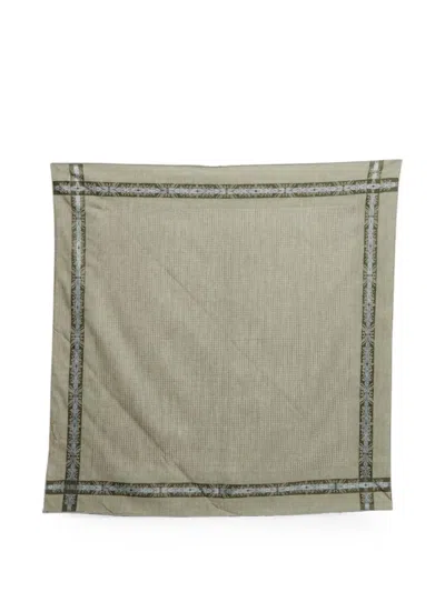 Pre-owned Dunhill Patterned Handkerchief In Green