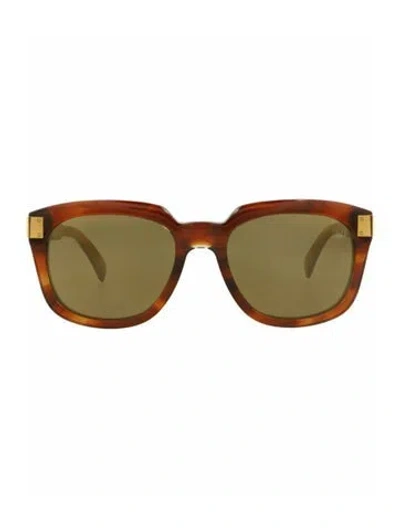 Pre-owned Dunhill Patterned Sunglasses W/ Tags In Brown