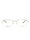 Dunhill Rectangle-frame Glasses In Gold