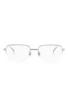 Dunhill Rectangle-frame Glasses In 灰色