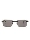 Dunhill Rectangle-frame Sunglasses In 黑色