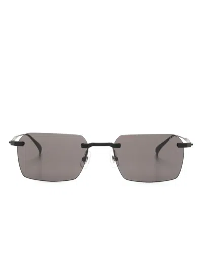 Dunhill Rectangle-frame Sunglasses In Green