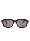 Dunhill Rectangle-frame Sunglasses In Black