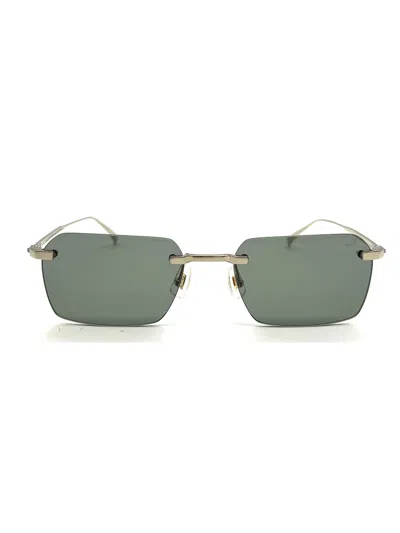 Dunhill Rectangle-frame Sunglasses In Silver
