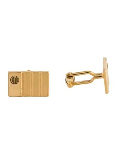 Pre-owned Dunhill Rectangular Cufflinks In Multi