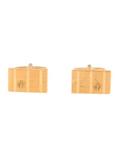 Pre-owned Dunhill Rectangular Cufflinks In Multi