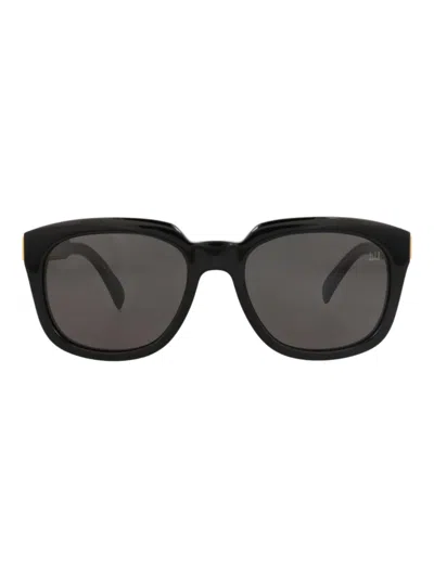 Dunhill Recycled Acetate Square Sunglasses In Black
