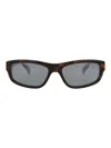 Dunhill 58mm Rectangular Sunglasses In Brown