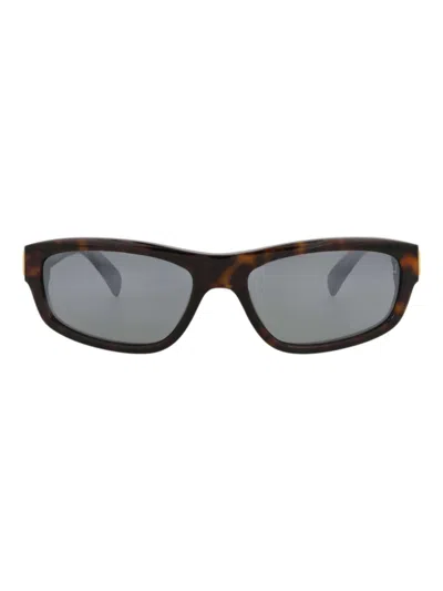 DUNHILL DUNHILL RECYCLED ACETATE SQUARE/RECTANGLE SUNGLASSES FOR MEN