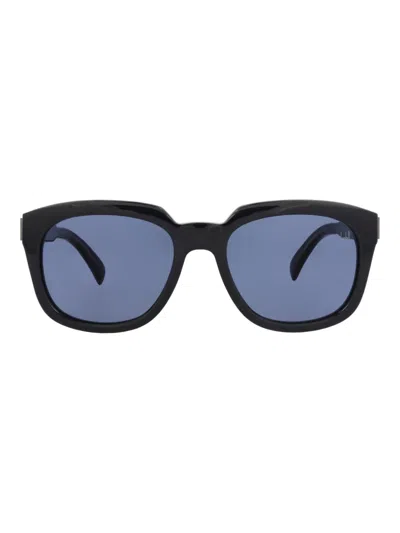 Dunhill Recycled Acetate Unisex Square/rectangle Sunglasses In Black