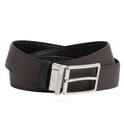 Dunhill Reversible 35mm Cadogan Leather Belt In Brown/black