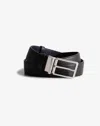 Dunhill Reversible Leather Belt In Black