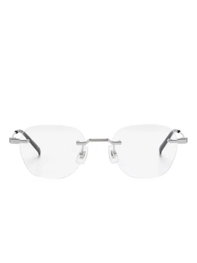 Dunhill Rimless Glasses In Metallic